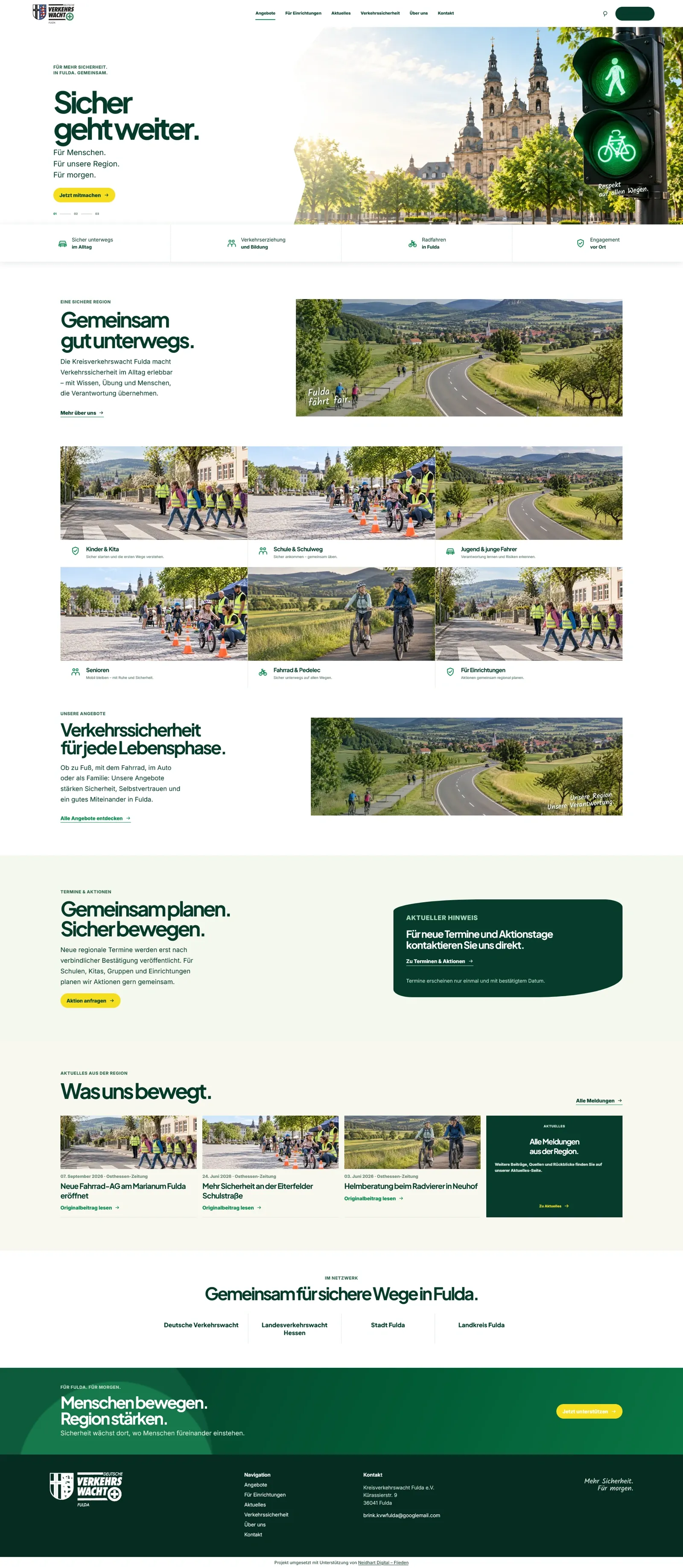 Verkehrswacht Fulda – Gestaltungsmuster